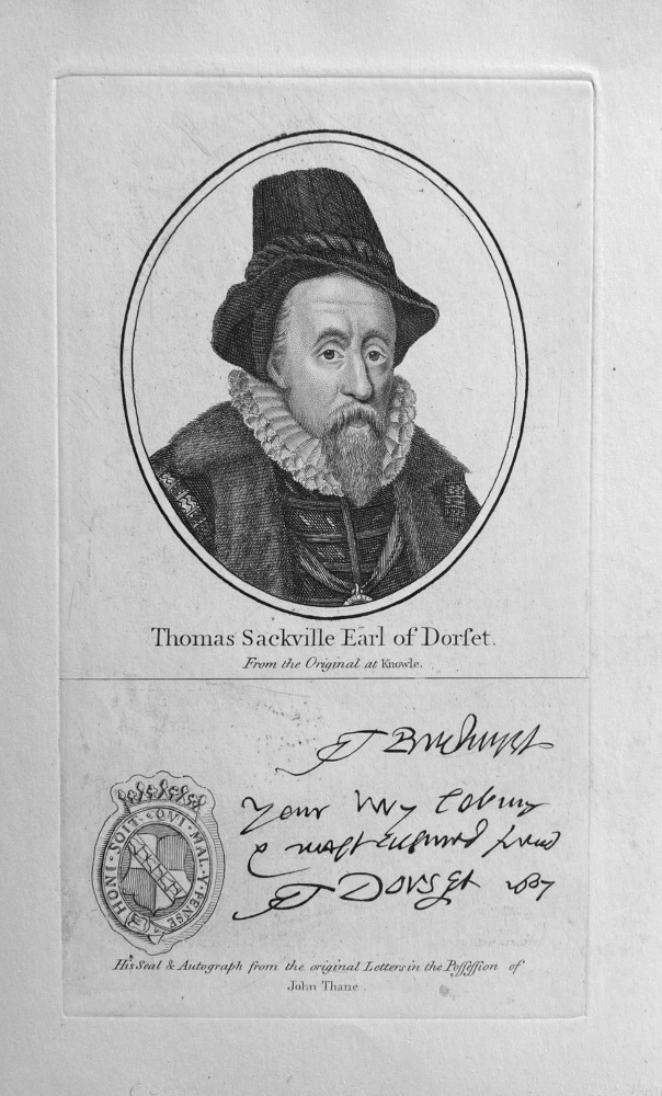 Thomas Sackville Earl of Dorset.  1794.