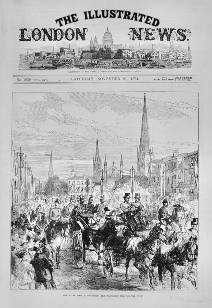 The Illustrated London News - November 21, 1874