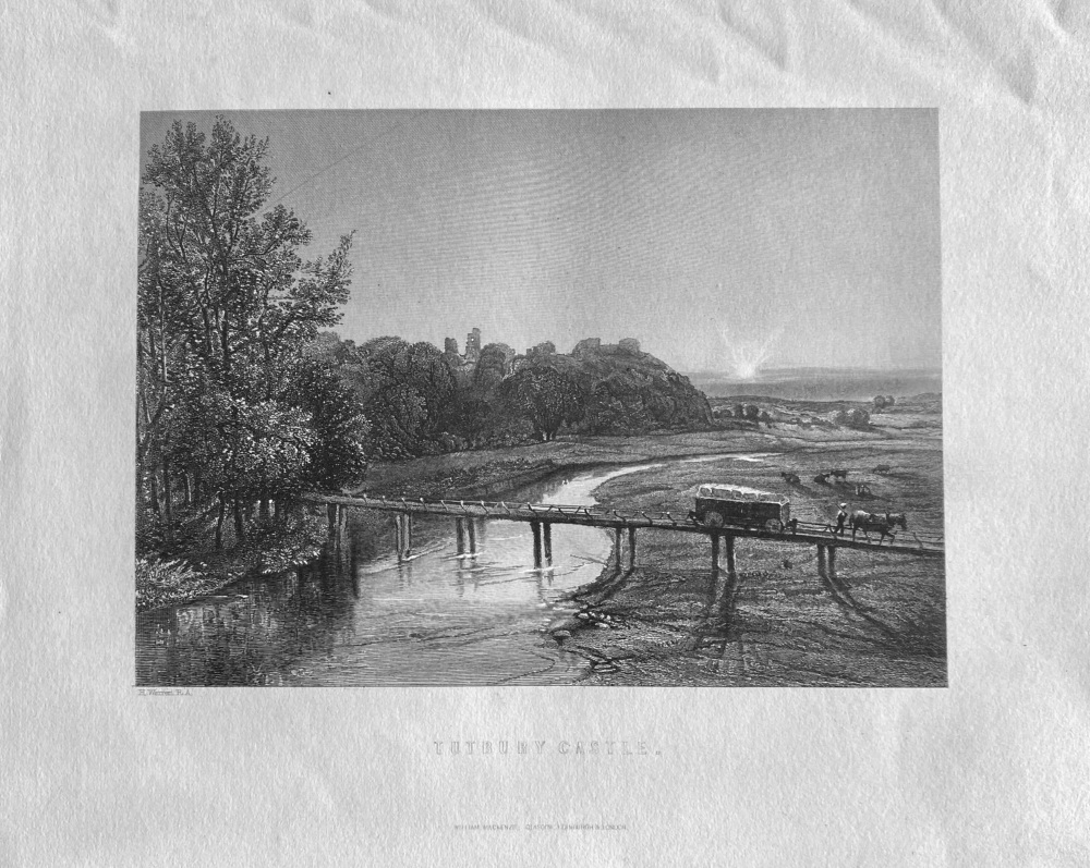 Tutbury Castle.  Staffordshire.  1884.