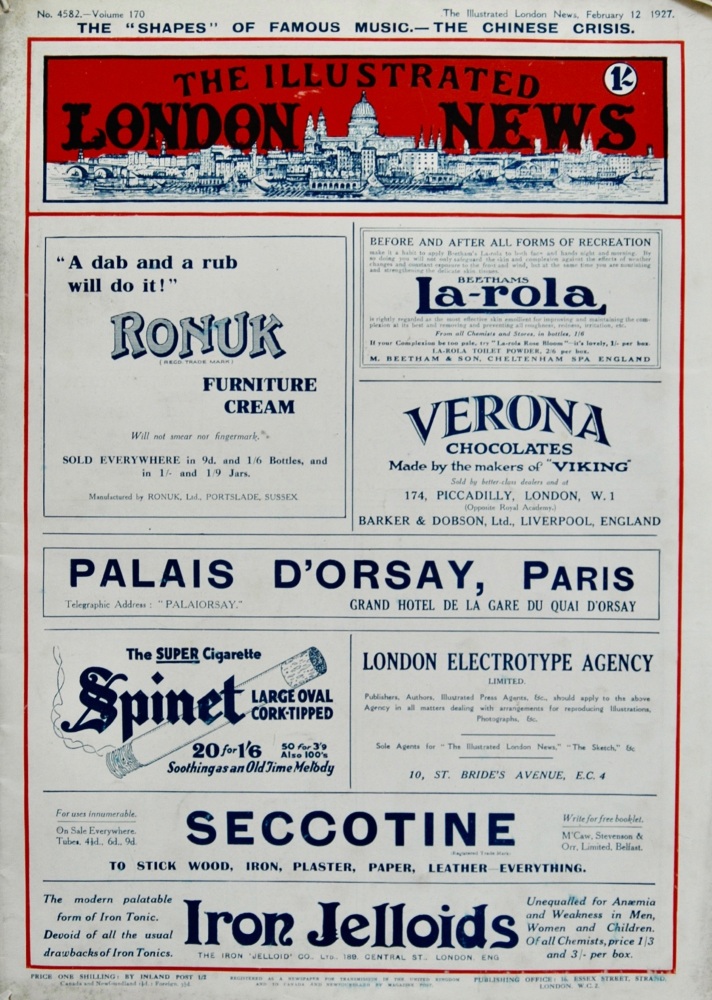 The Illustrated London News - February 12, 1927