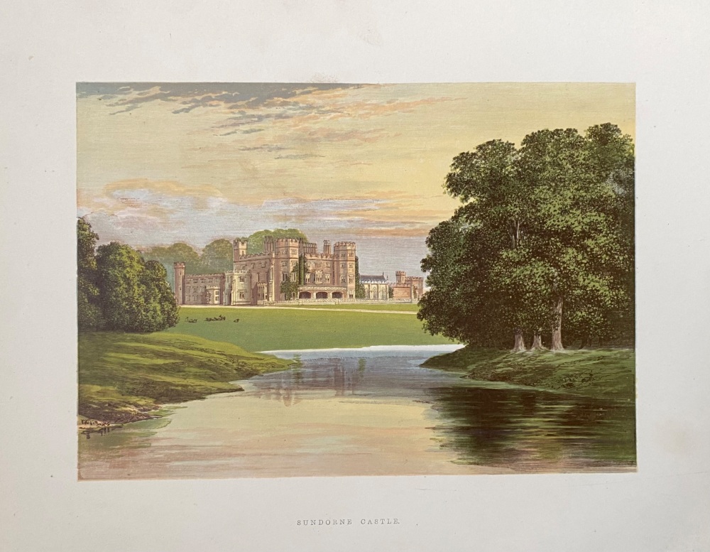 Sundorne Castle.  1870c.