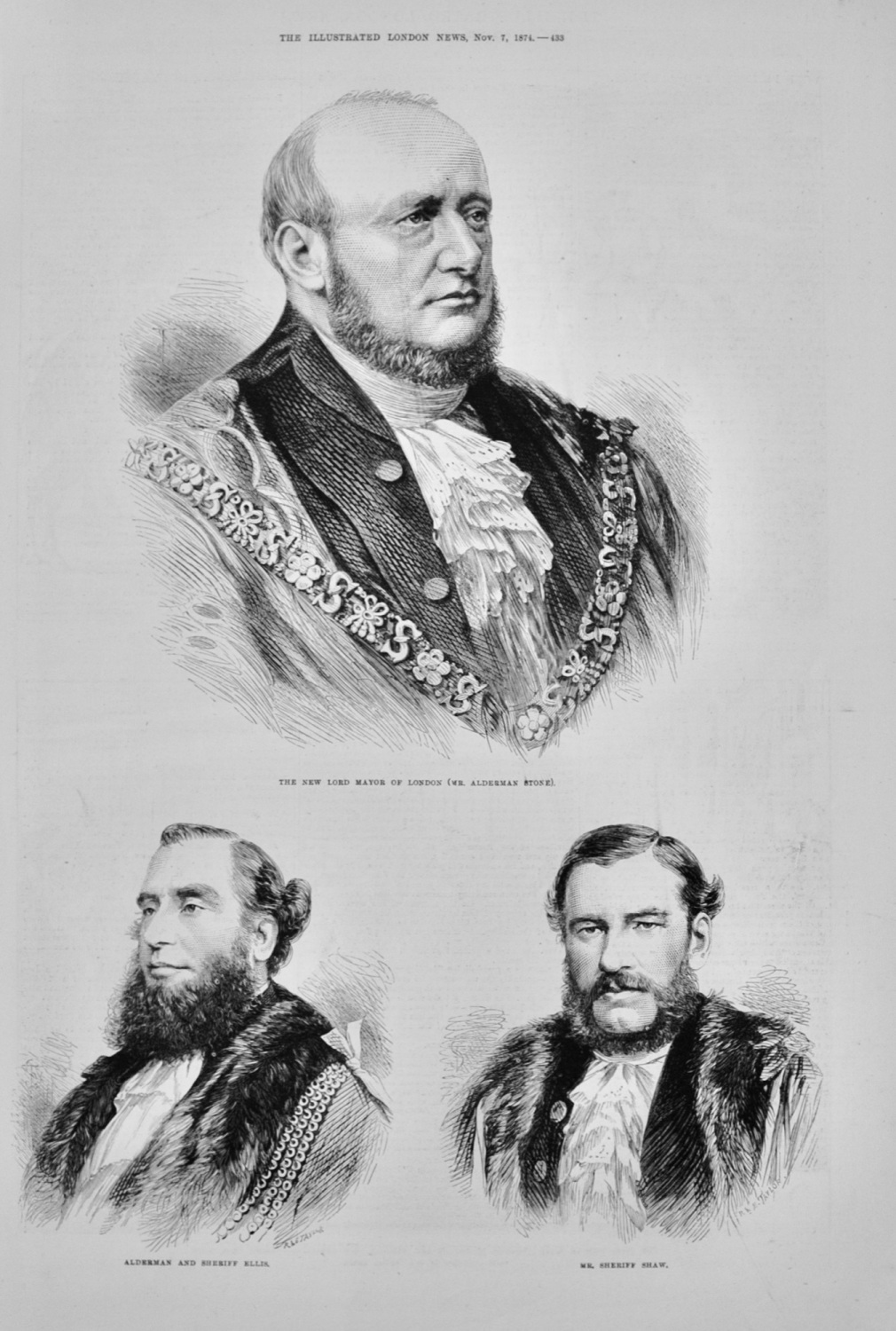 The New Lord Mayor of London - Mr Alderman Stone