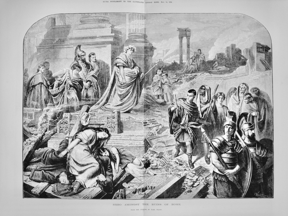 Nero amongst the Ruins of Rome