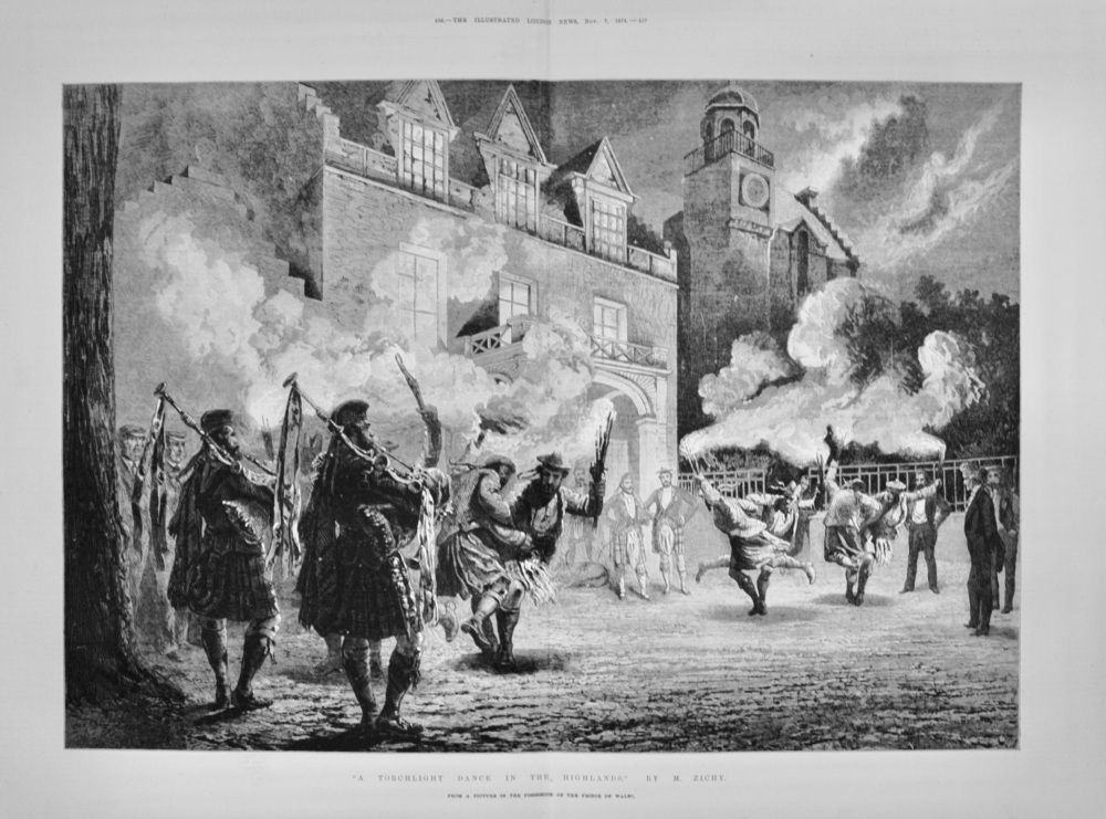 "A Torchlight Dance in the Highlands"
