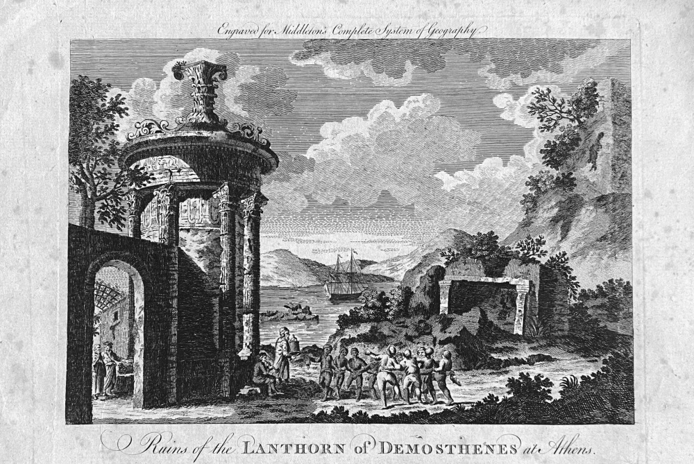 Ruins of the Lanthorn of Demosthenes at Athens.  1777.