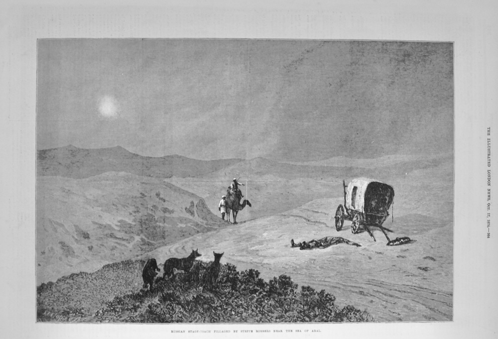 Russian Stage Coach Pillaged at Steppe