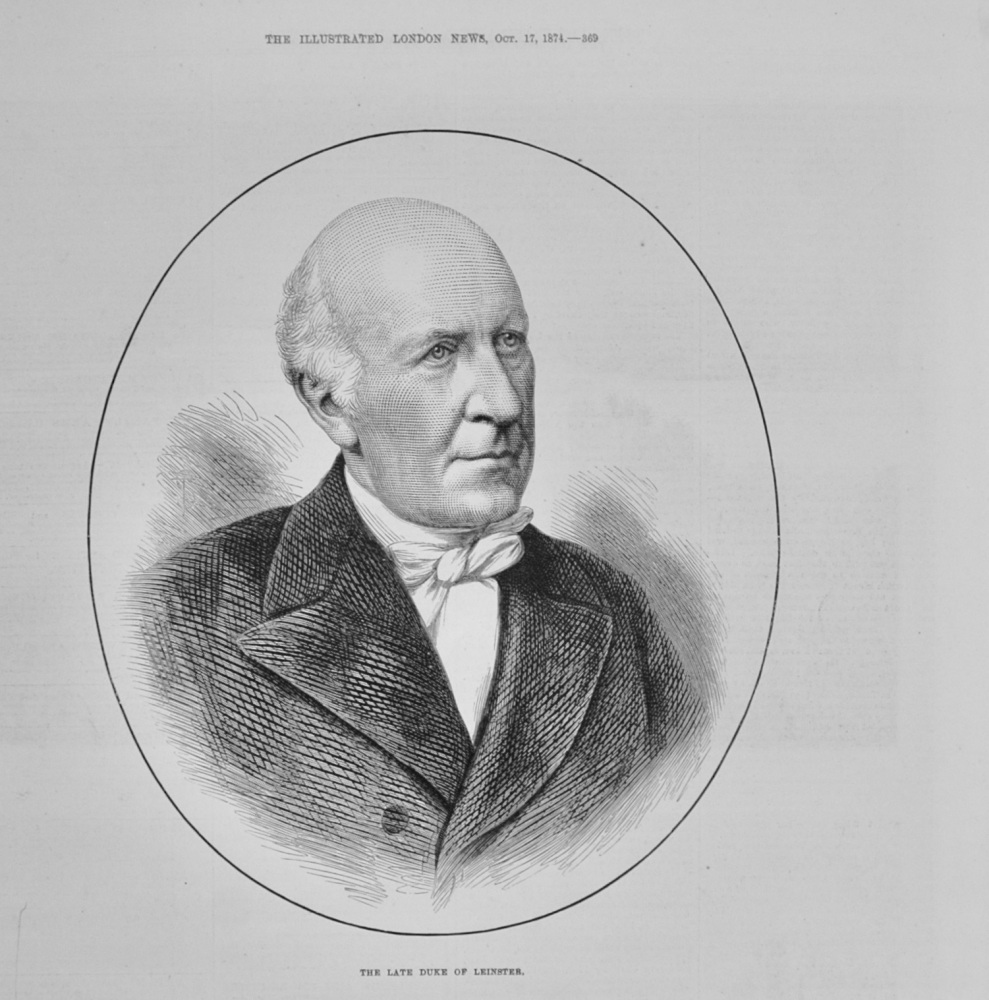 The late Duke of Leinster