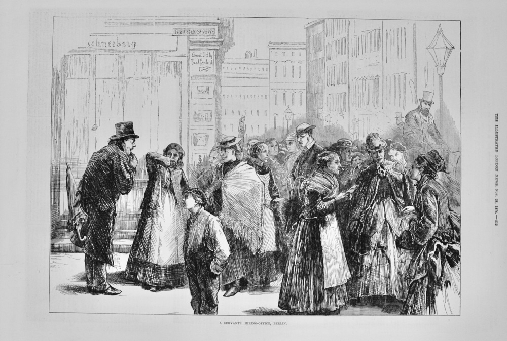 A Servants' Hiring Office, Berlin