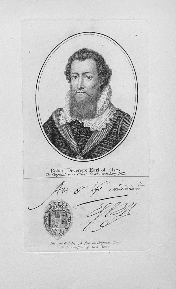 Robert Devereux   Earl of Essex.   1794.