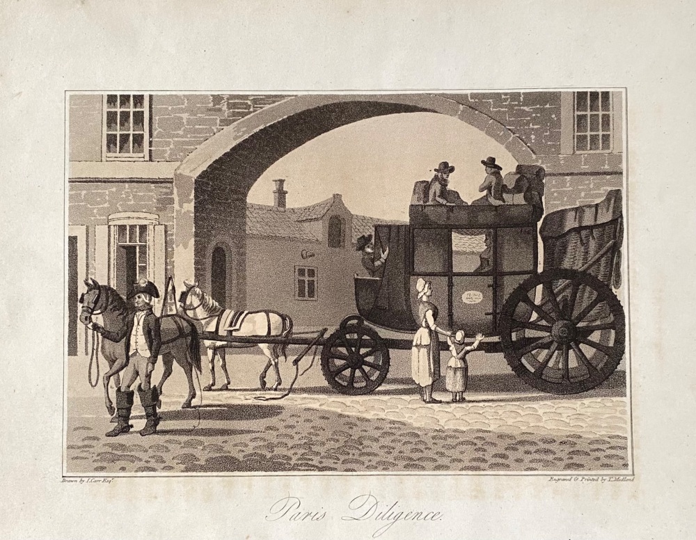 Paris Diligence.  1803.