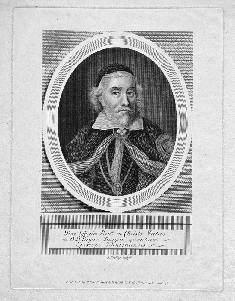 Bryan Duppa,  Bishop of Winchester. 1876.