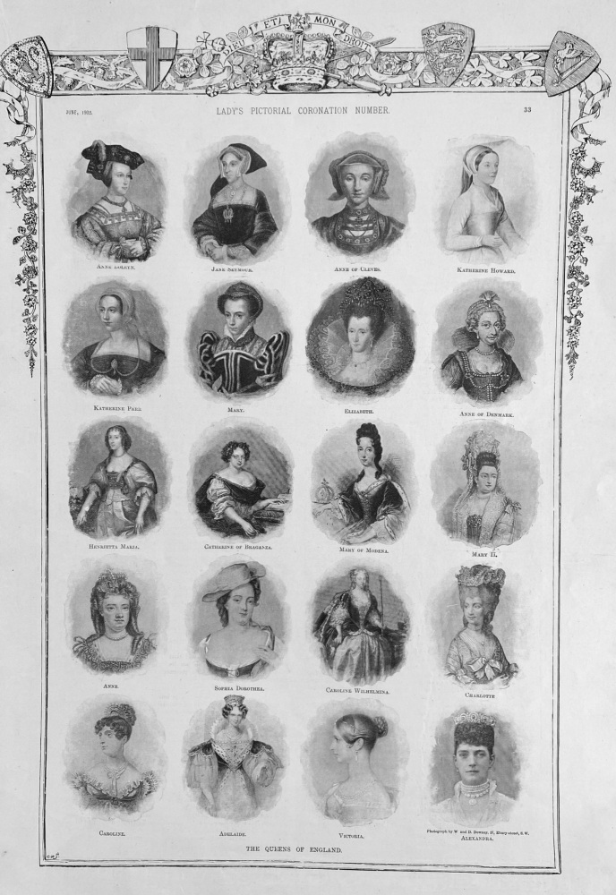 The Queens of England.