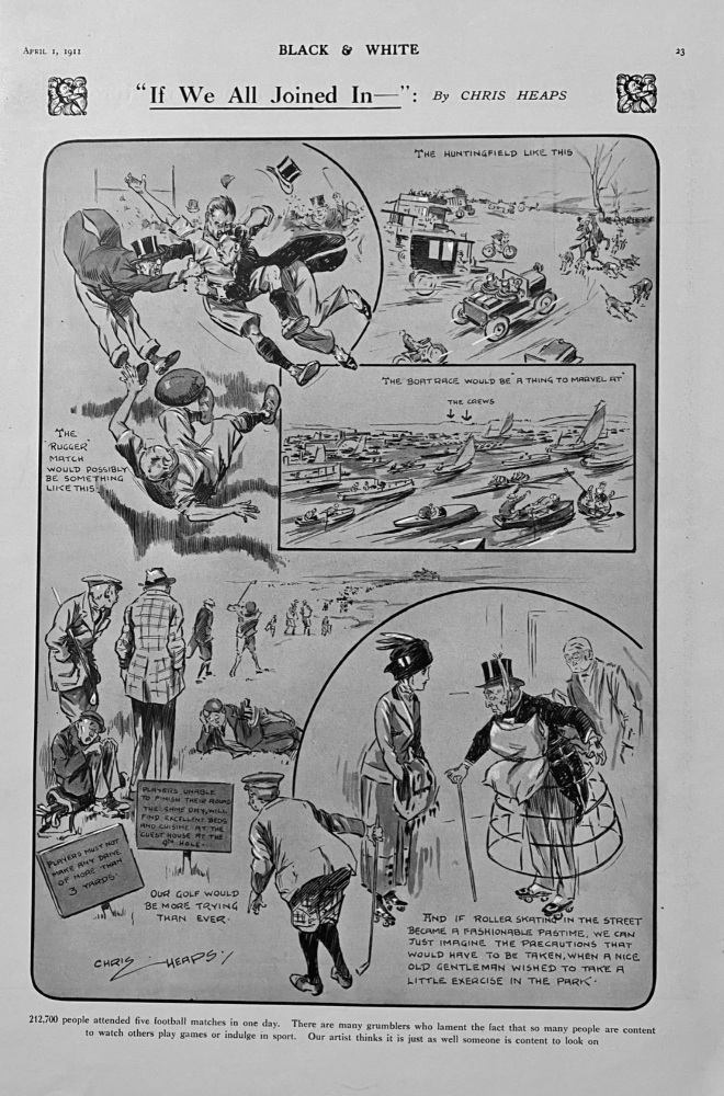 "If We All Joined In-" :  By Chris Heaps.  1911.