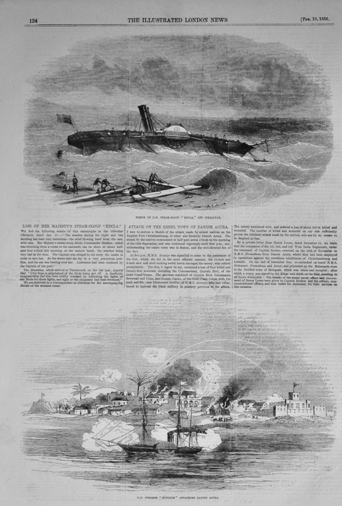 Loss of Her Majesty's Steam Ship "Hecla"