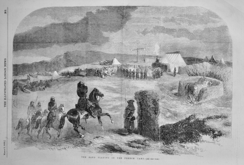 The Band playing in the French Camp