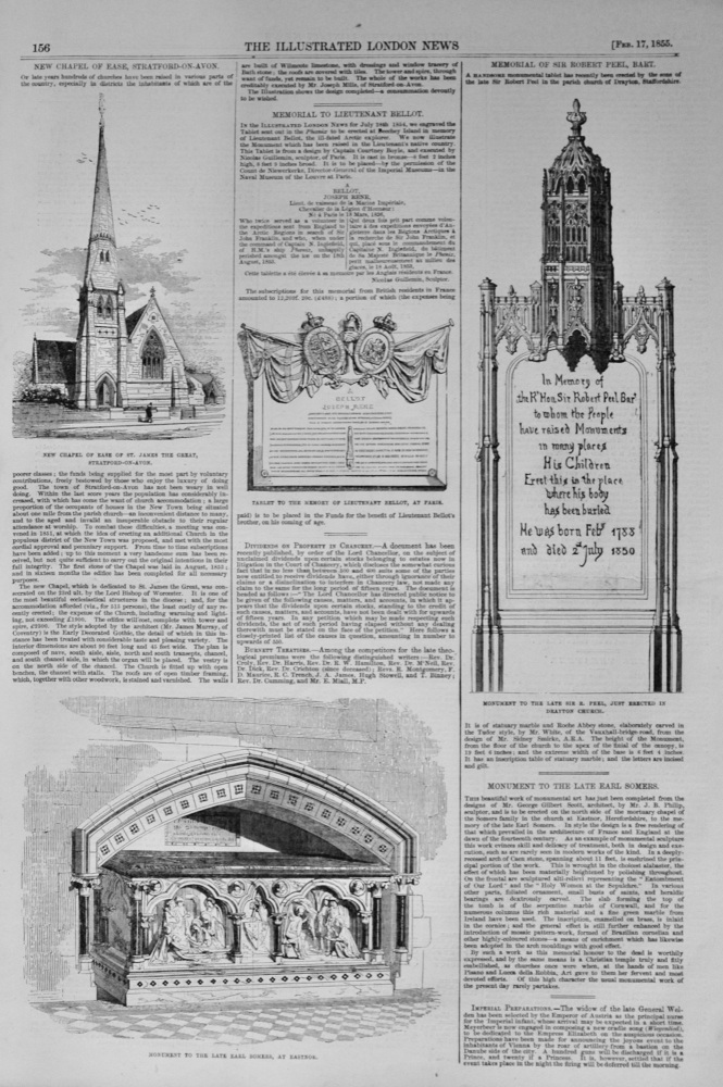 Memorial of Sir Robert Peel