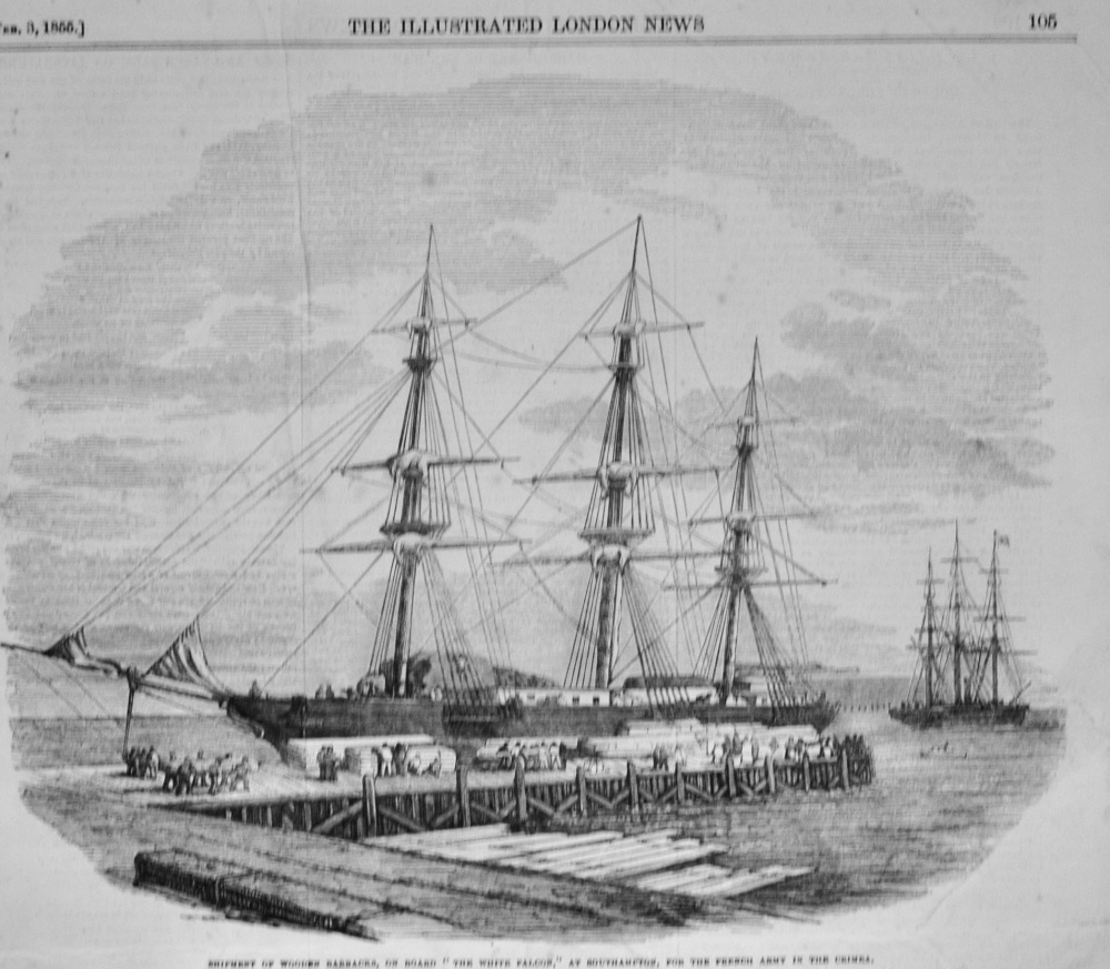 "The White Falcon" at Southampton