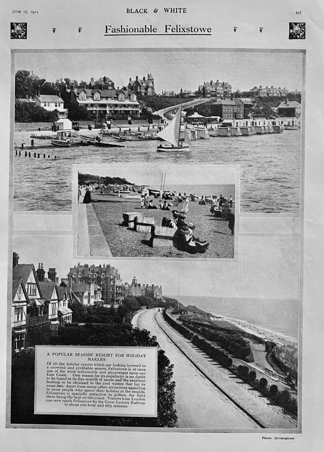 Fashionable Felixstowe.  1911.