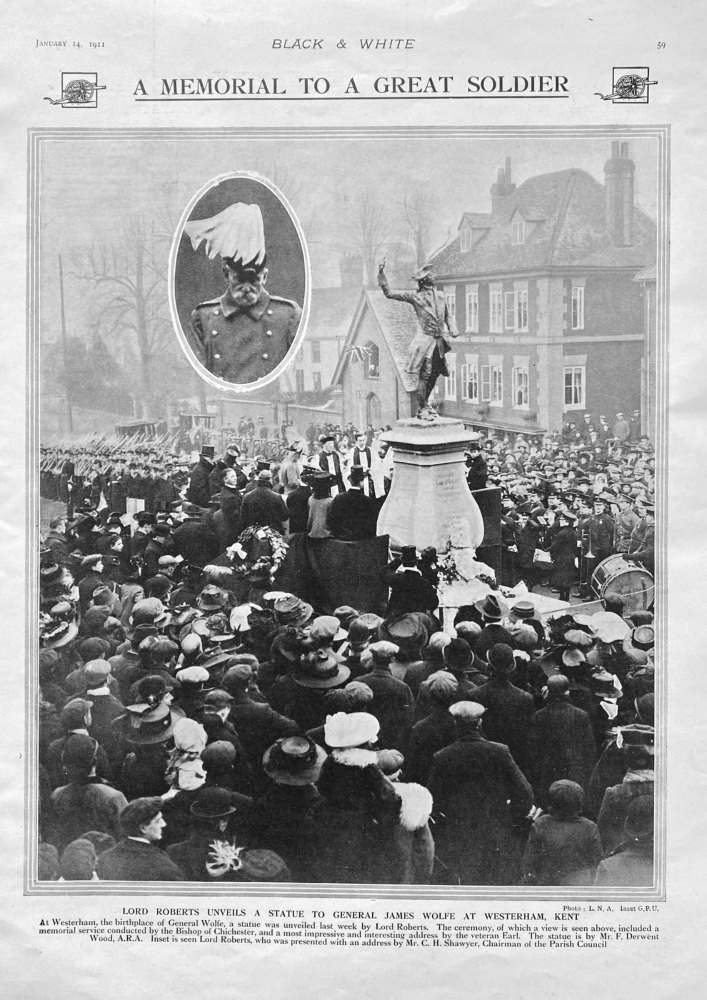 A Memorial to a Great Soldier.  1911.