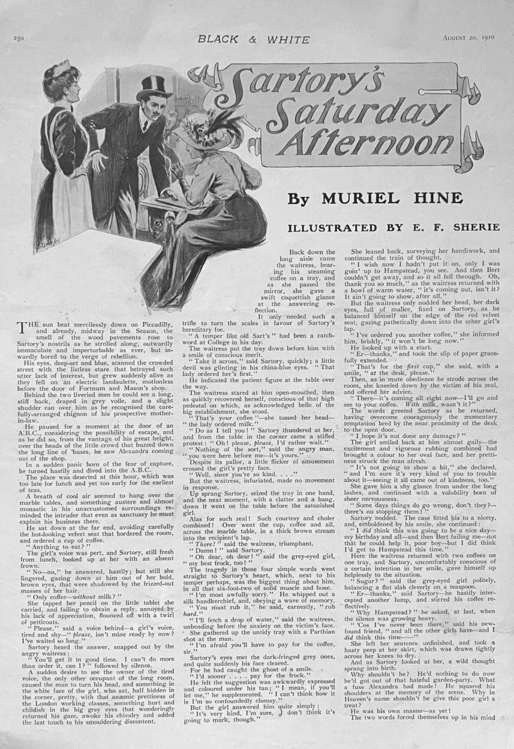 Sartory's Saturday Afternoon.  By Muriel Hine.  1911.