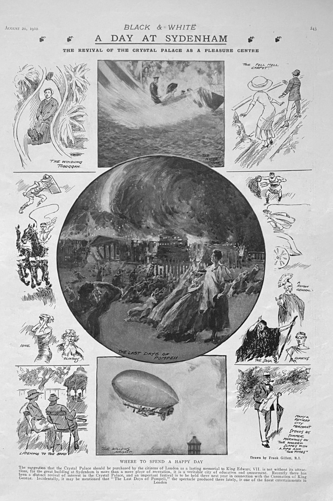 A Day at Sydenham : The Revival of the Crystal Palace as a Pleasure Centre.  1910.