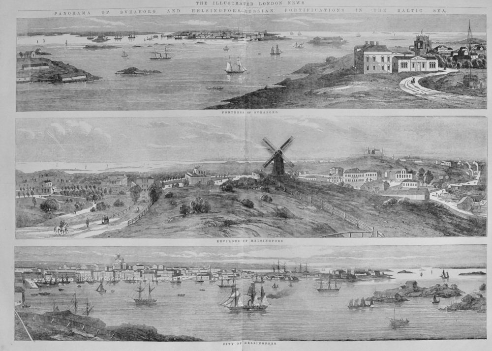 Panorama of Sveaborg and Helsingfors