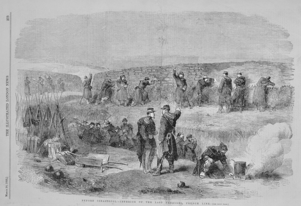 Interior of the Last Parallel, French Line