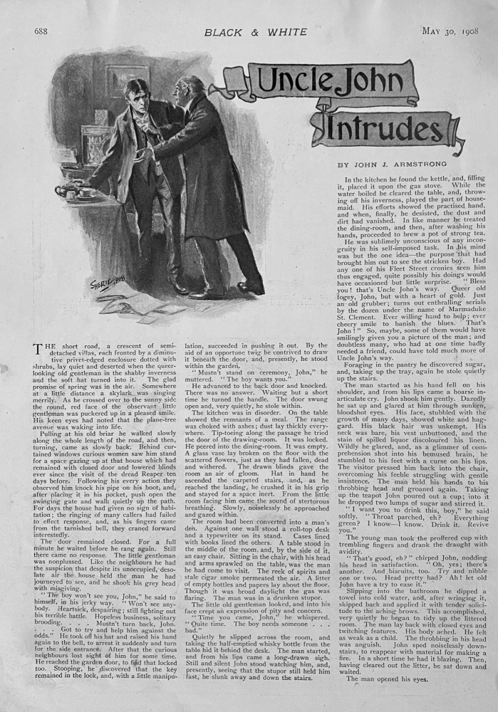 Uncle John Intrudes.  By John J. Armstrong.  1908.