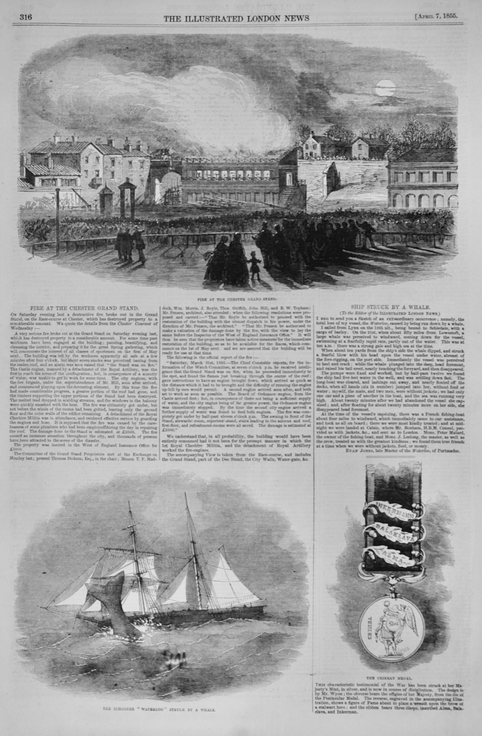 Fire at the Chester Grandstand