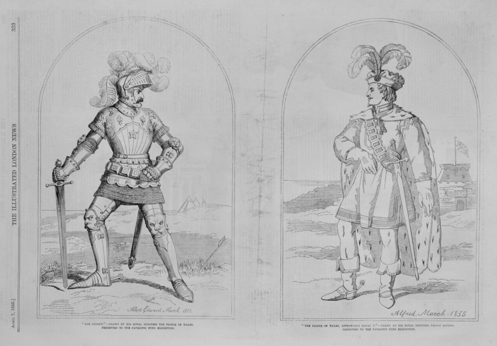 Drawings by The Prince of Wales