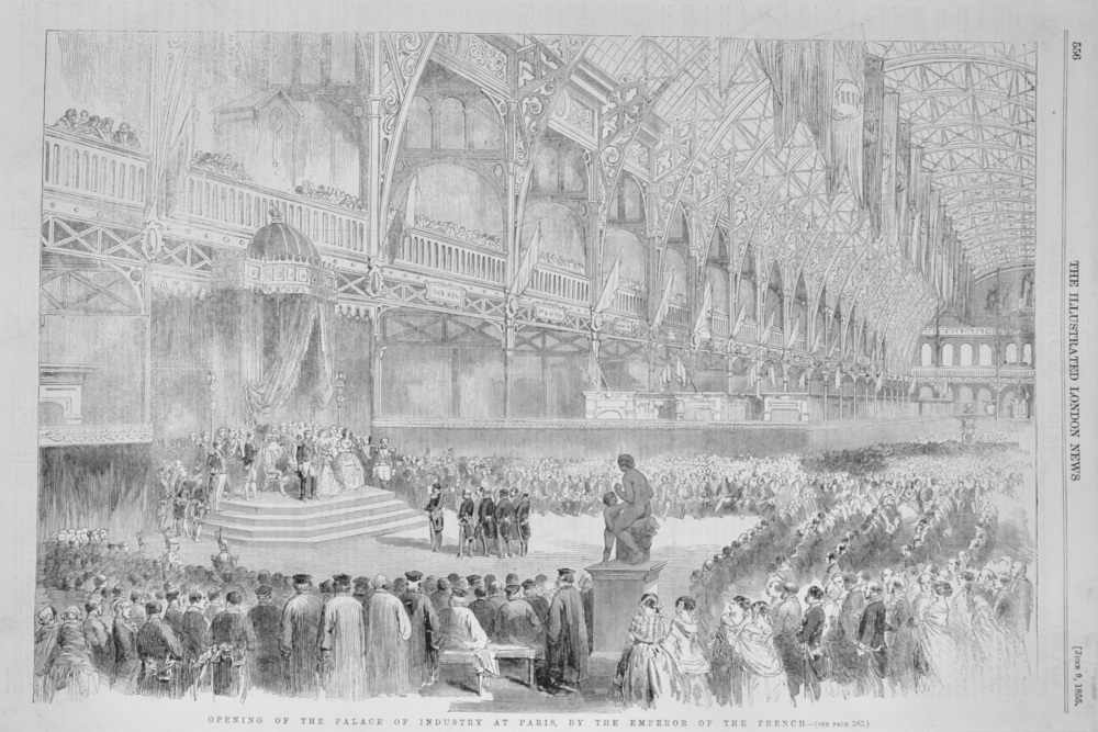 Opening of the Palace of Industry, Paris