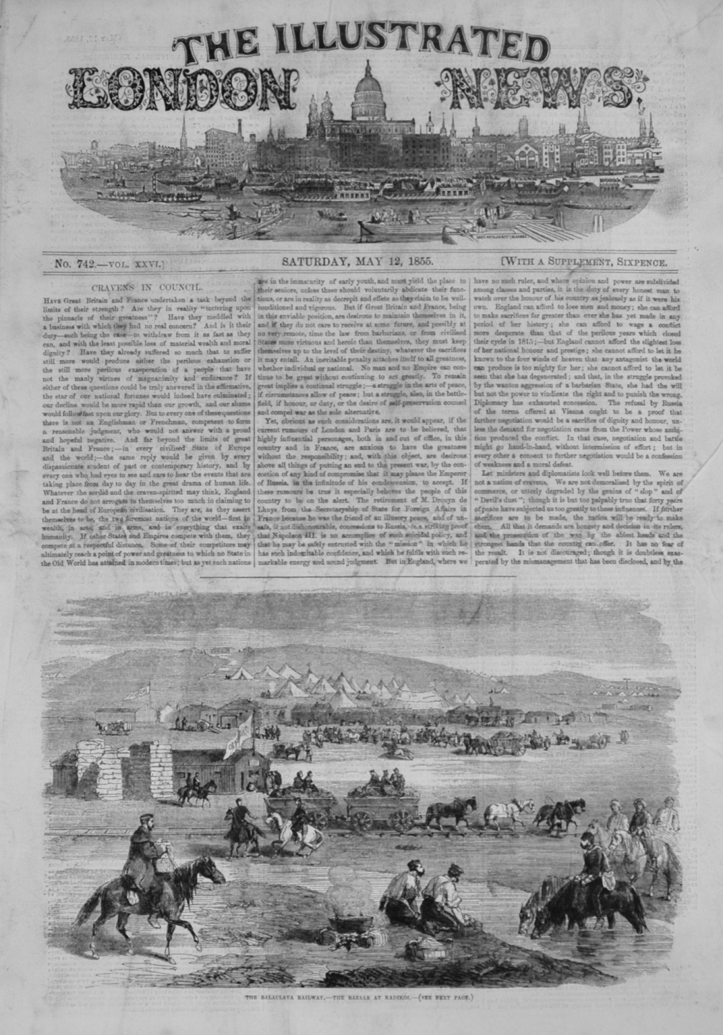 The Illustrated London News, May 12, 1855