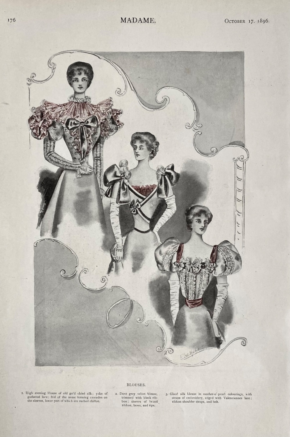 Blouses.  1896.