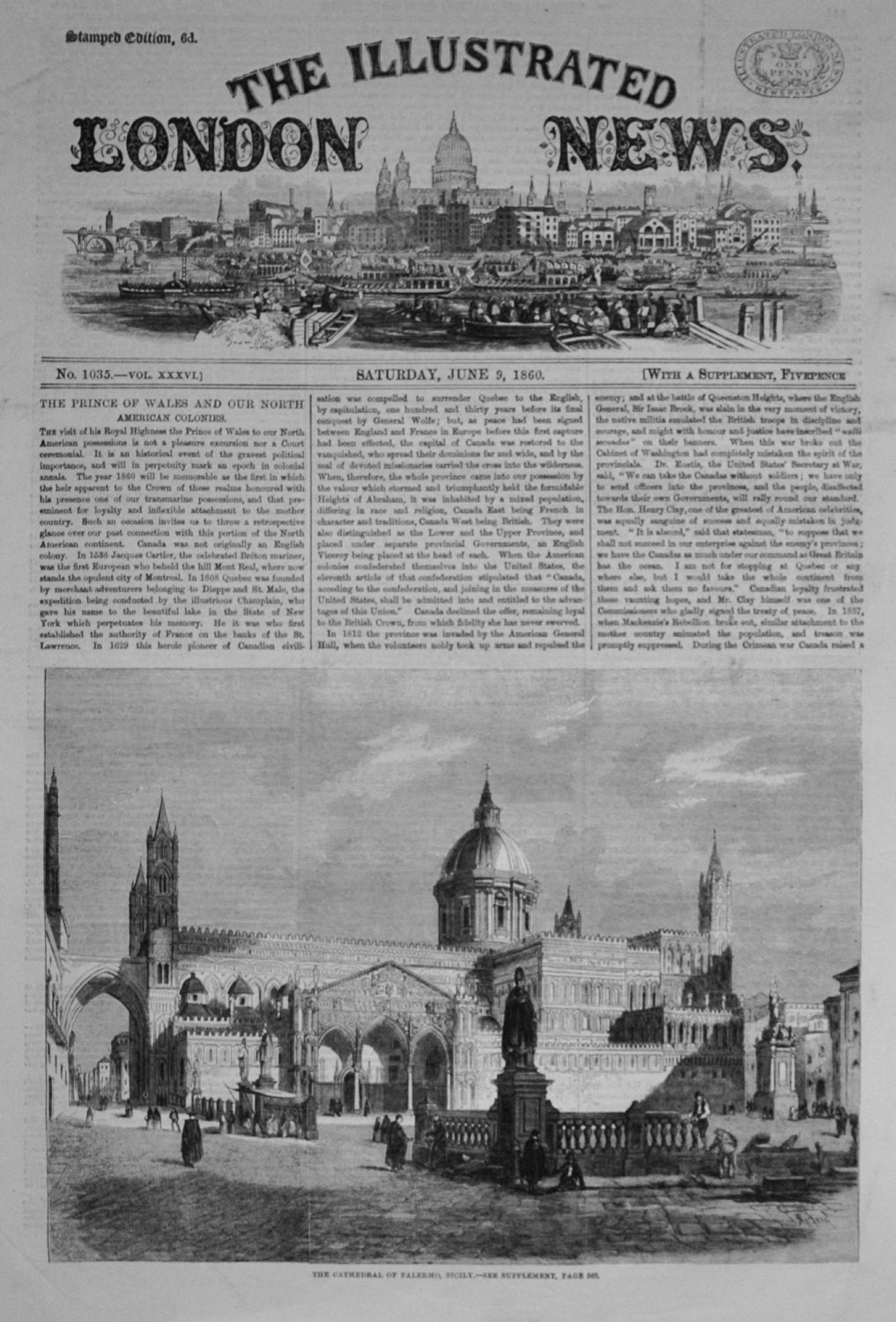 The Illustrated London News - June 9, 1860