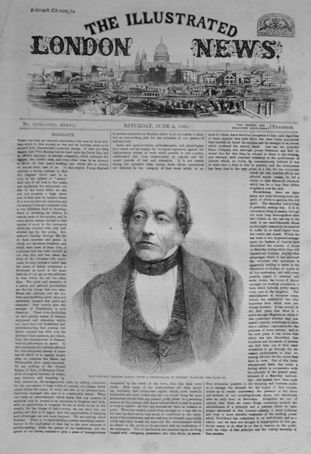 The Illustrated London News - June 2, 1860