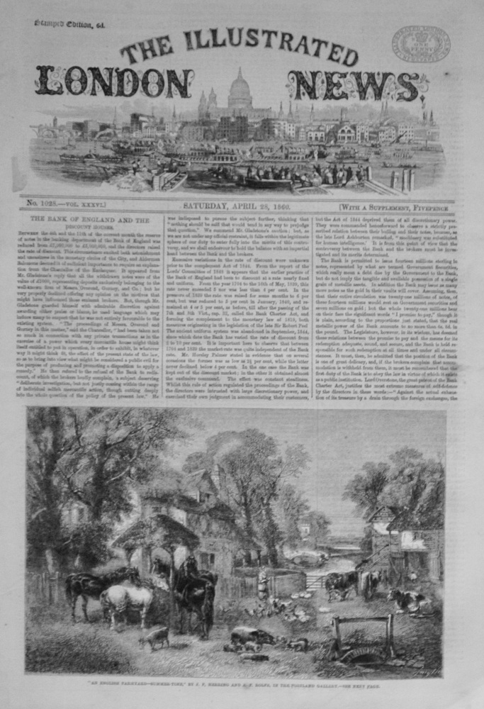 The Illustrated London News - April 28, 1860