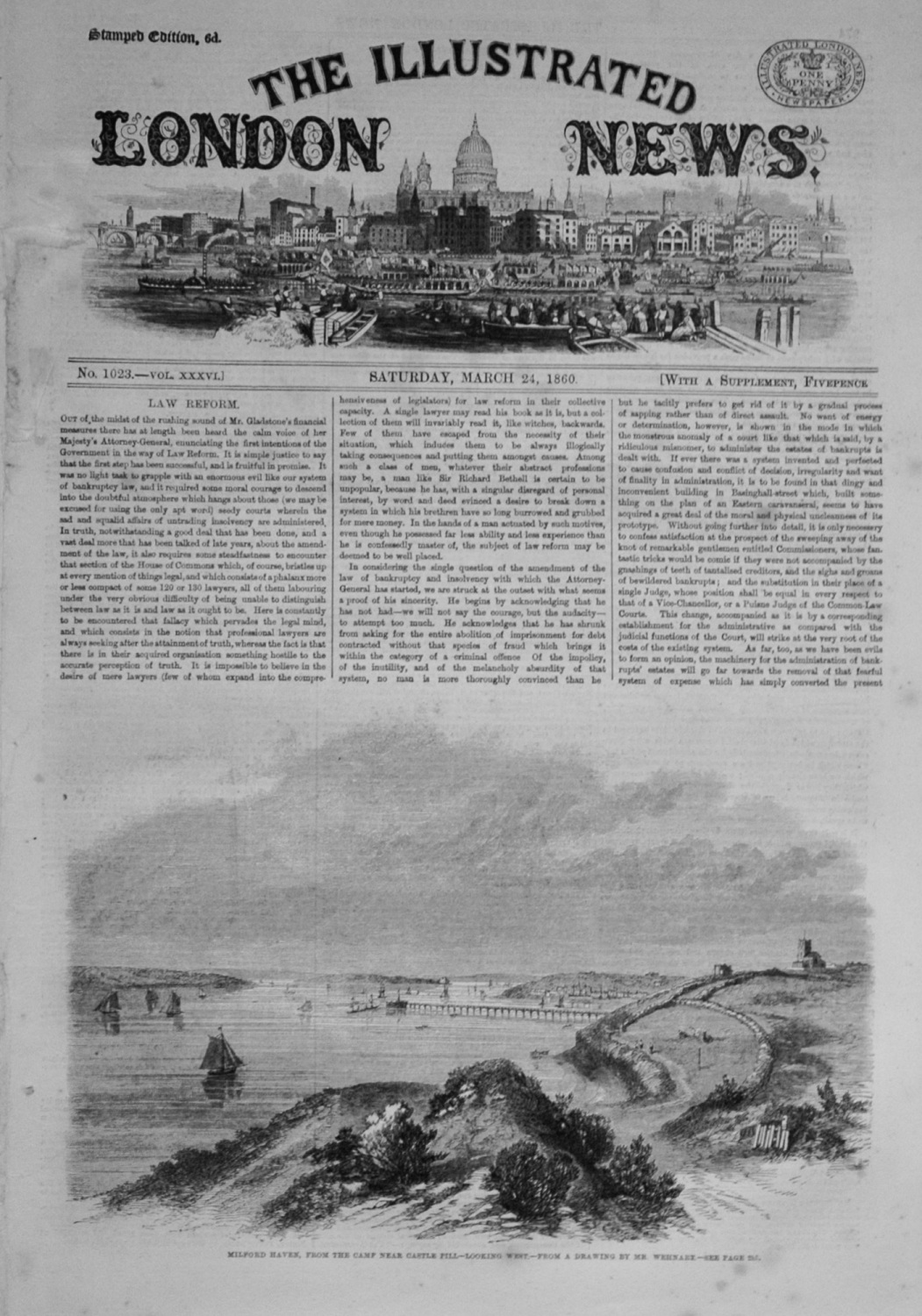 The Illustrated London News - March 24, 1860