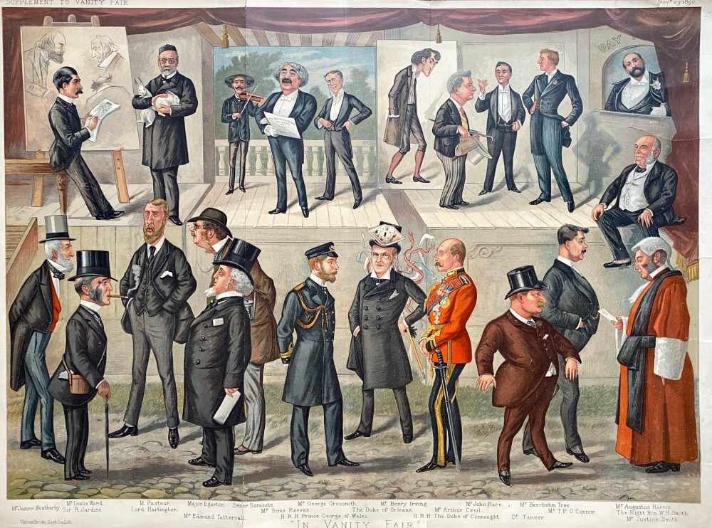 "In Vanity Fair"  1890.