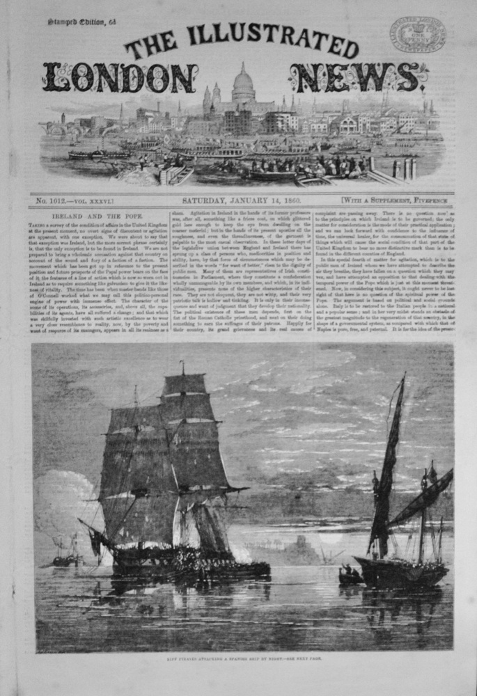 The Illustrated London News - January 14, 1860