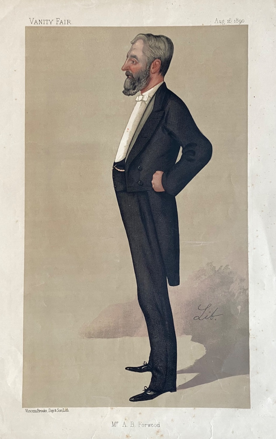 Mr. A. B. Forwood.  (Ship Owner  &  Politician.)  1890.