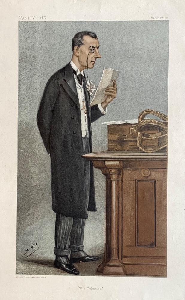 "The Colonies"  Joseph Chamberlain.  1901.