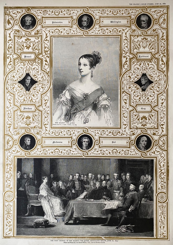 The First Council of Her Majesty the Queen, Kensington Palace, June 20th, 1837.