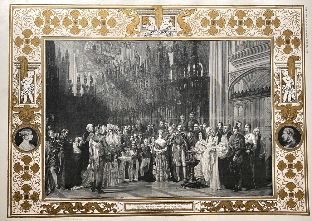 The Christening of the Prince of Wales in St. George's Chapel, Windsor Castle, January 25th, 1842.