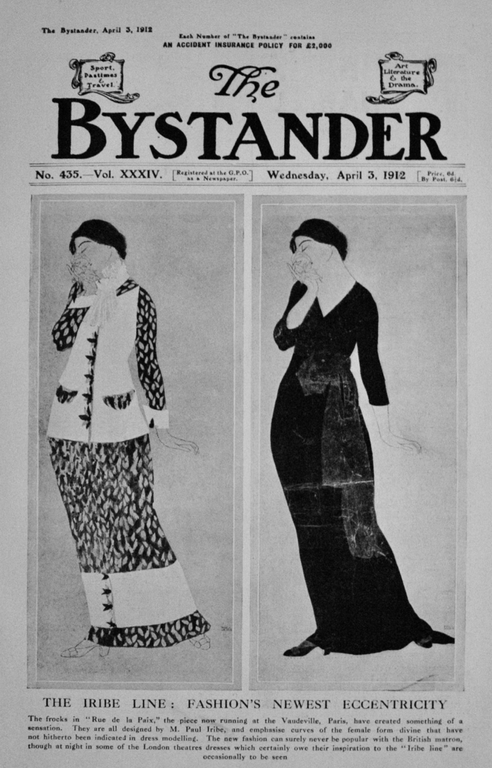 The Bystander - April 3, 1912