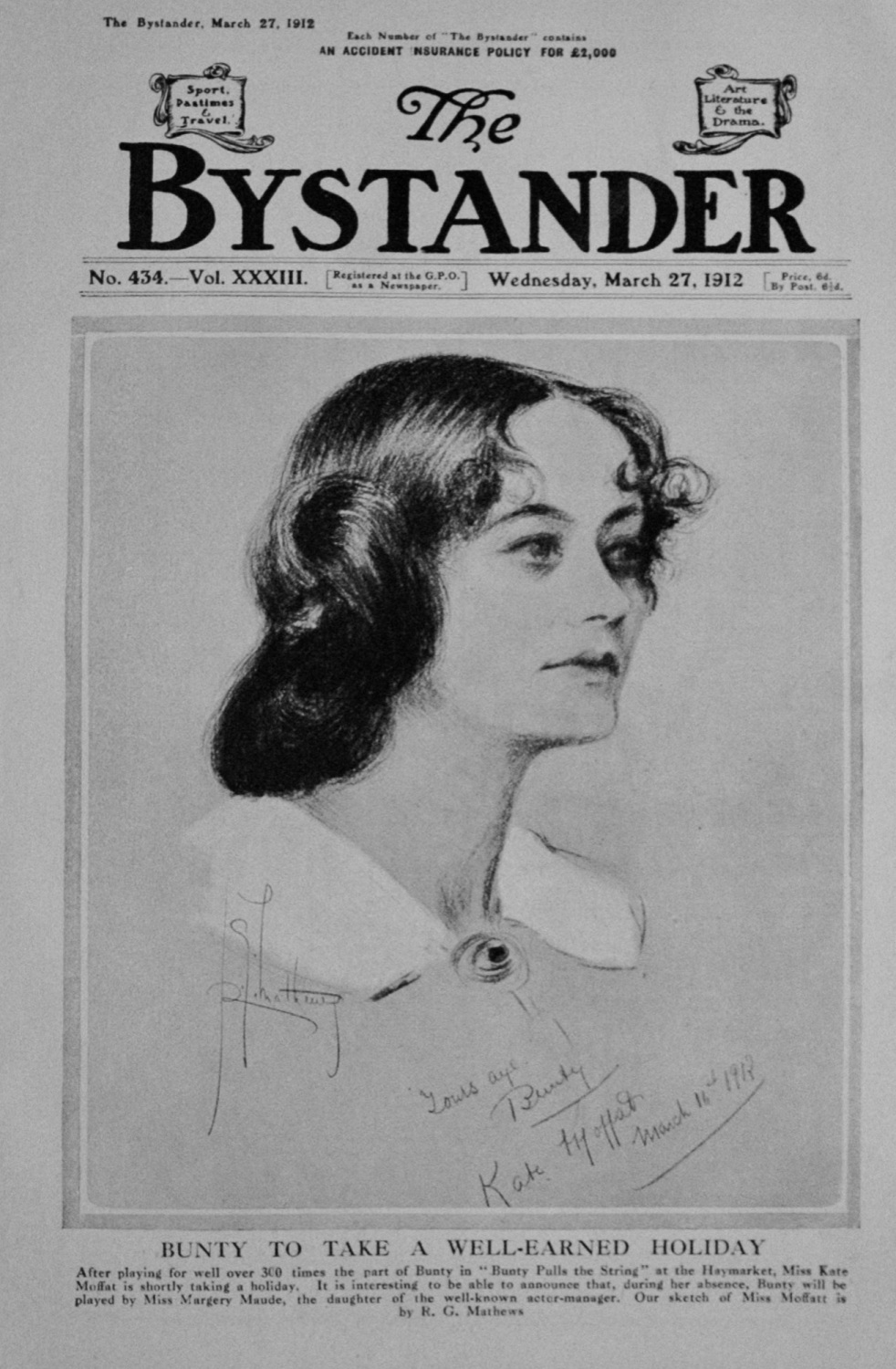 The Bystander - March 27, 1912