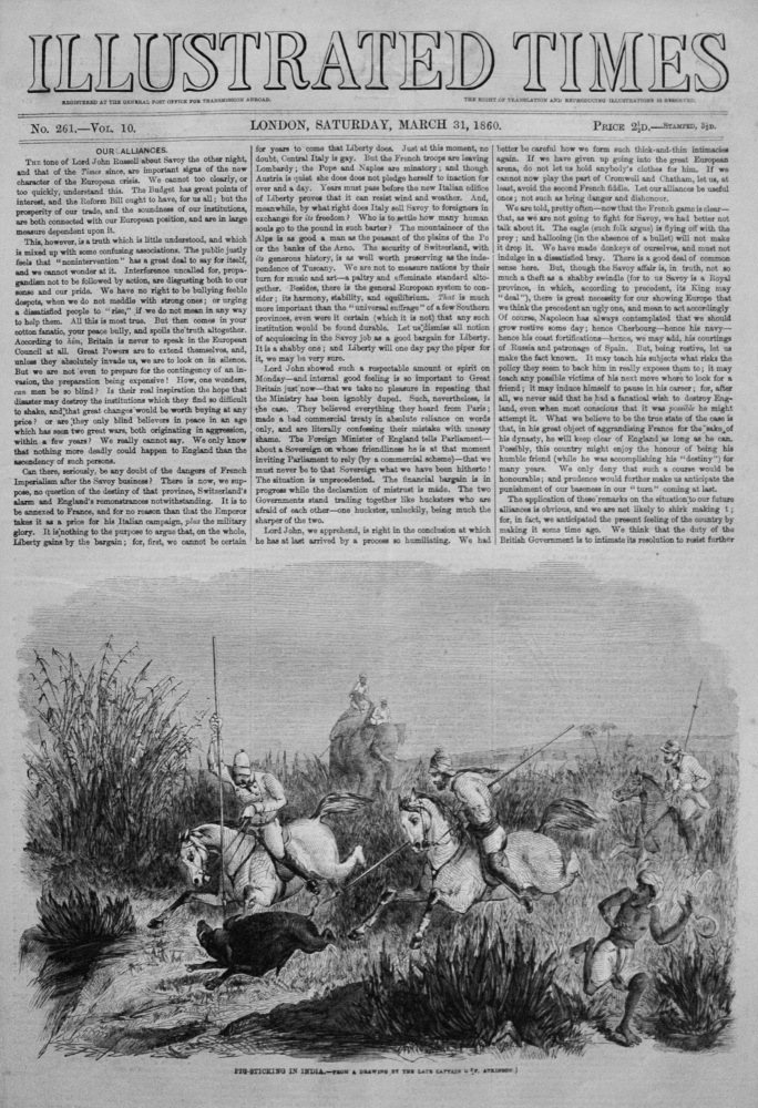 Illustrated Times - March 31, 1860