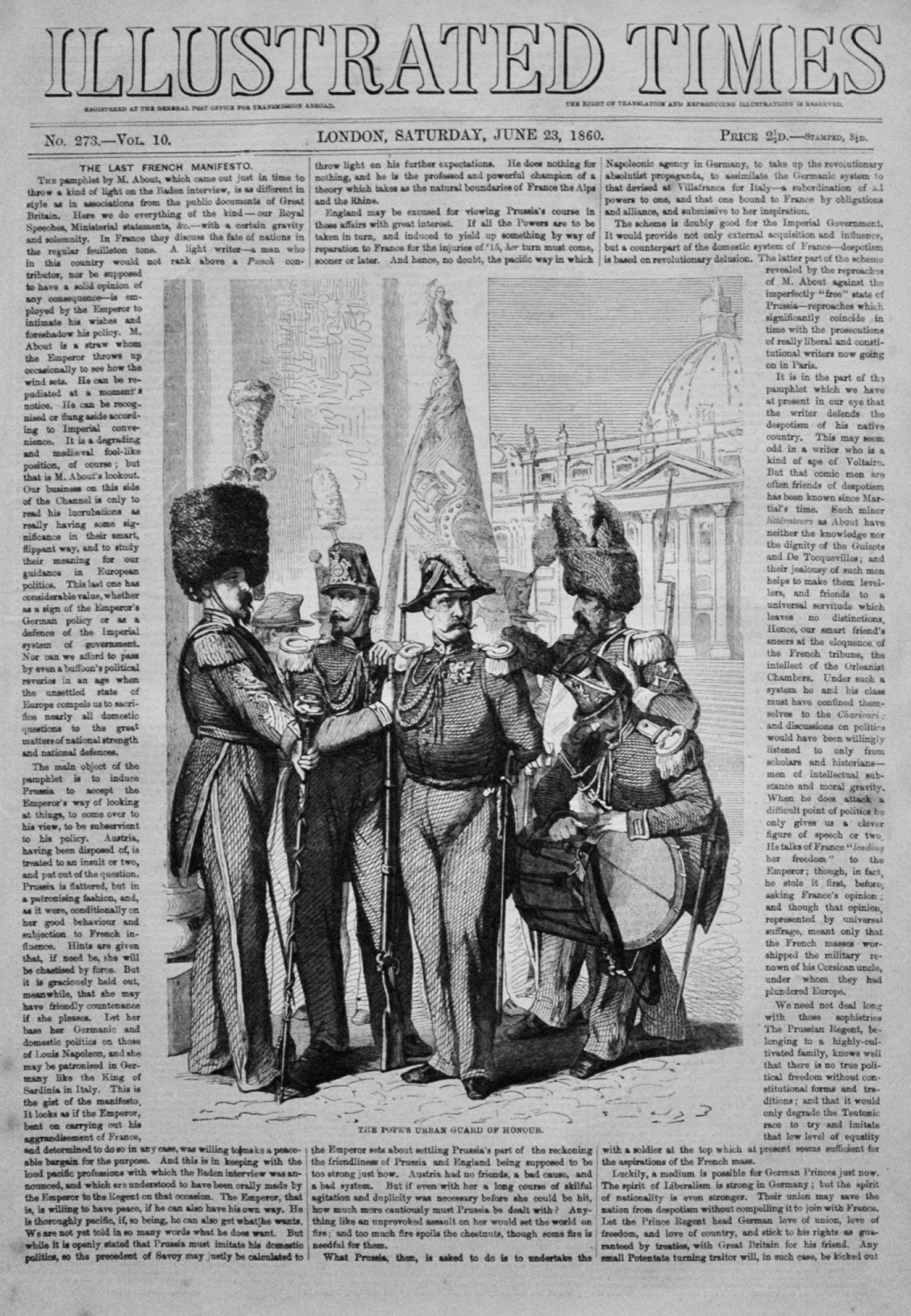 Illustrated Times - June 23, 1860