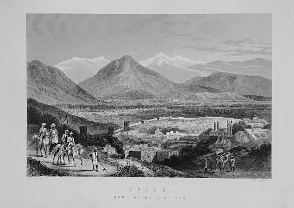 Cabul,  From the Bala Hissar.  1887c.