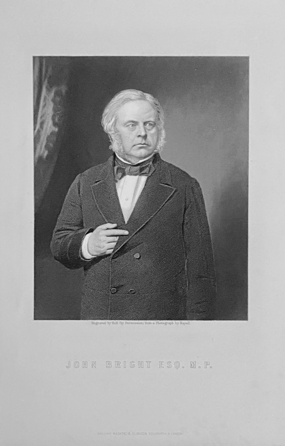 John Bright Esq.  M.P.  1887c.