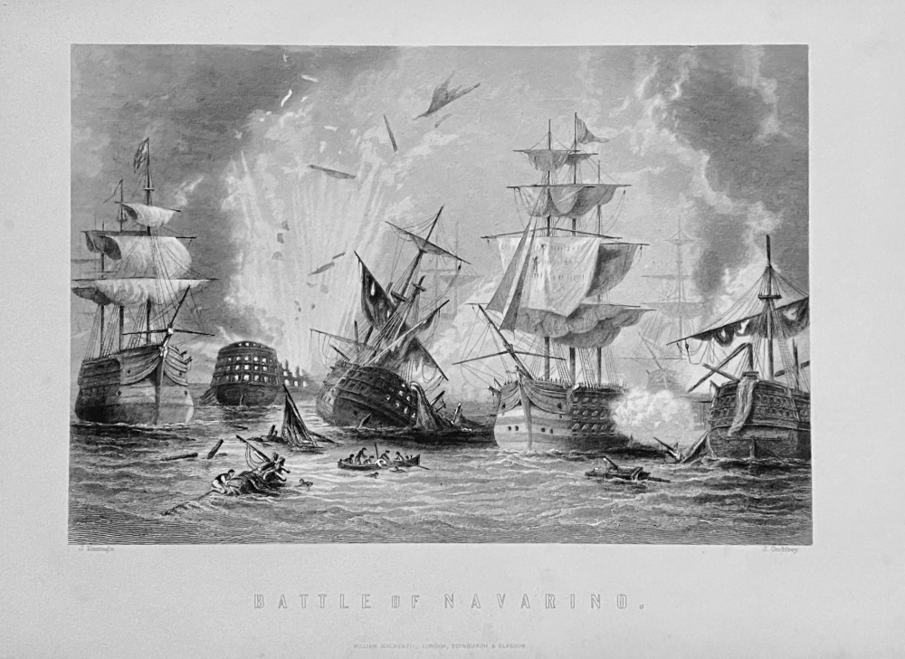 Battle of Navarino.  1887c.